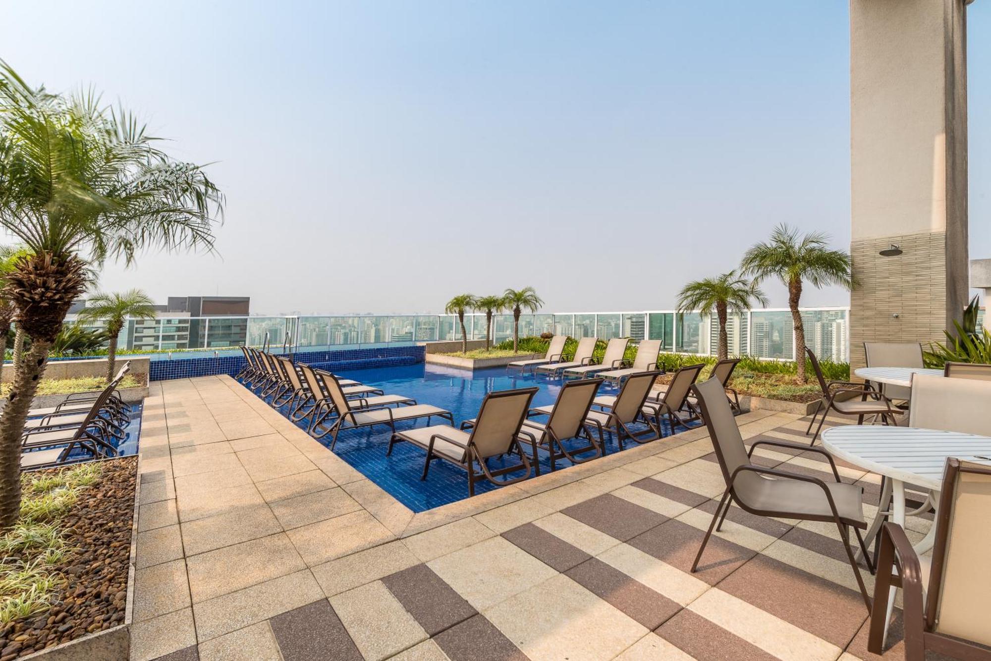 Estilo, Conforto E Vista Panoramica Ideal Para Trabalho Ou Lazer Сан-Паулу Екстер'єр фото