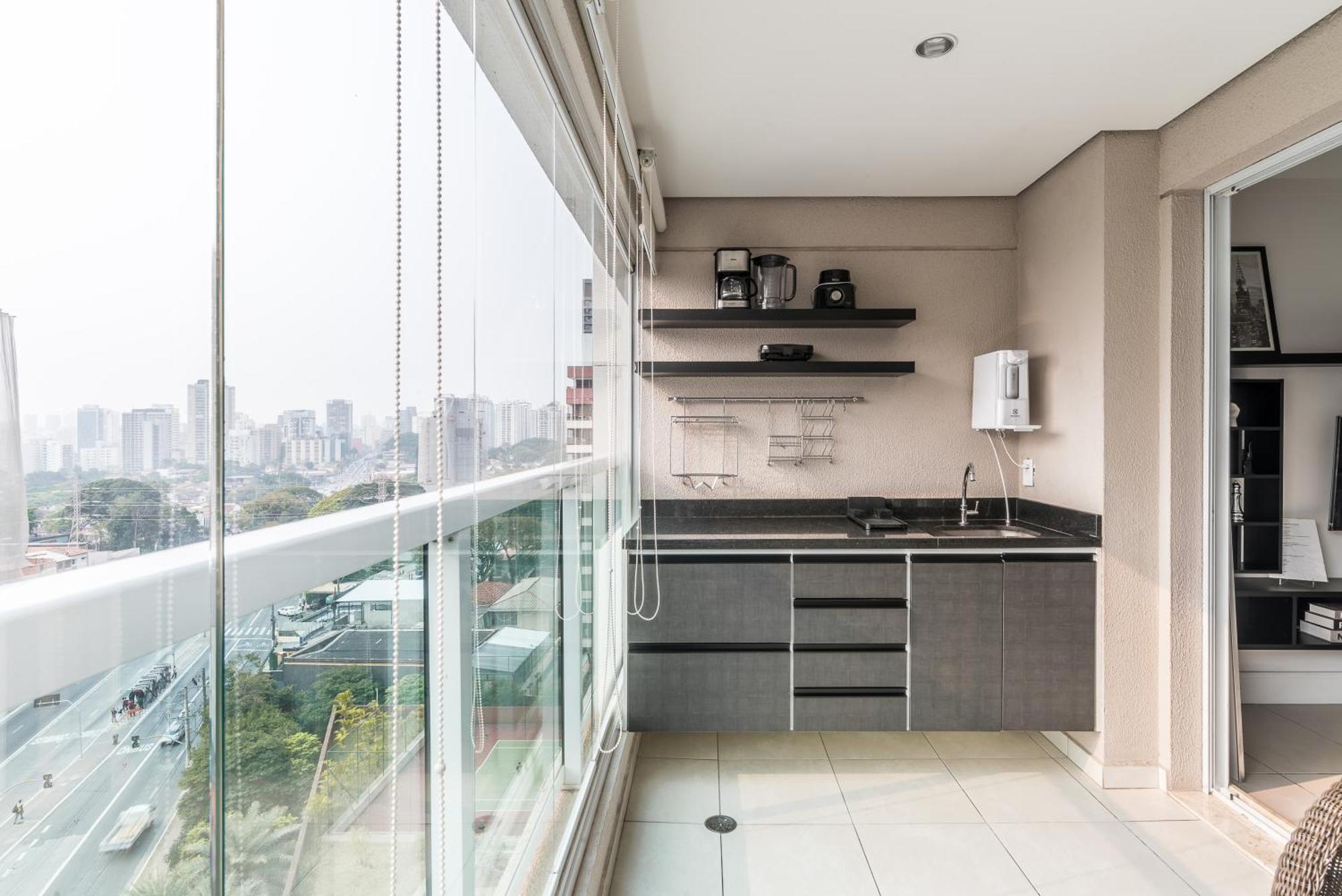 Estilo, Conforto E Vista Panoramica Ideal Para Trabalho Ou Lazer Сан-Паулу Екстер'єр фото